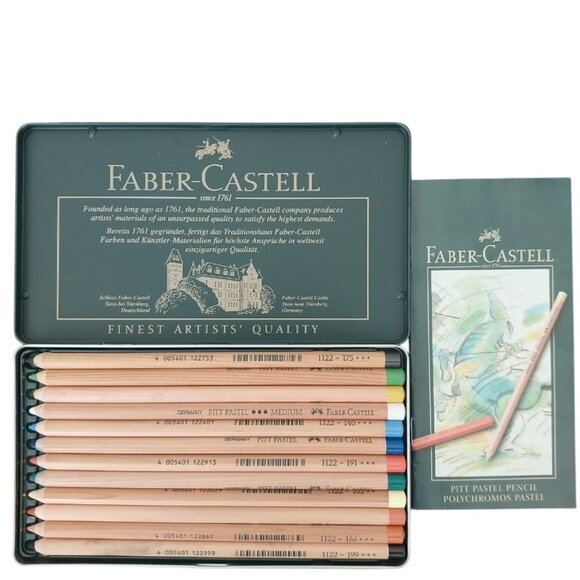 Faber Castell Lot Set 72 Mini Soft Pastel Sticks and Set 12 Pitt Pastel Pencils - Picture 12 of 14